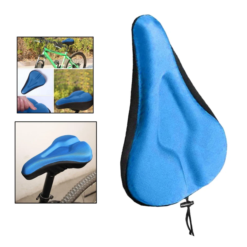 Foto 4 pulgar | Funda para Asiento de Bicicleta Malubero de Gel Azul