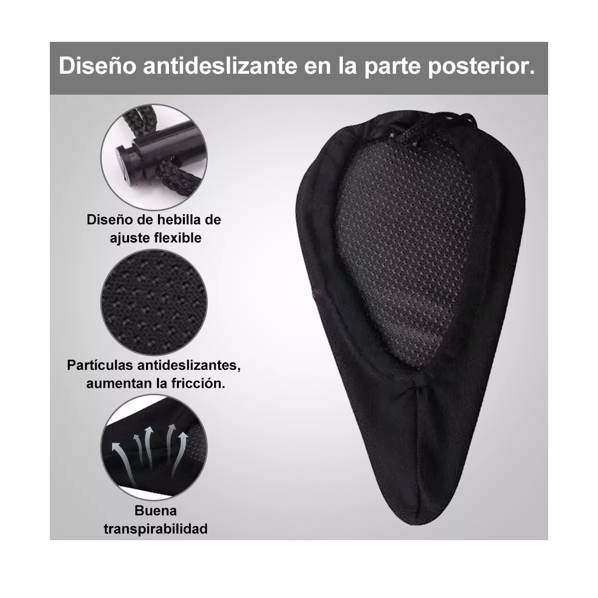 Foto 3 pulgar | Funda Cubre Asiento para Bicicleta Impermeable Eo Safe Imports Esi-8853 Negro