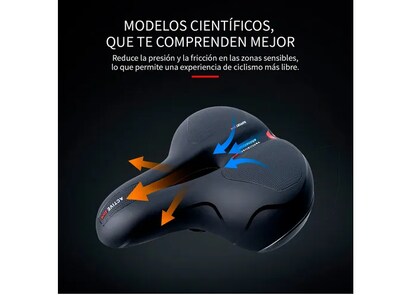 Foto 4 | Sillín De Bicicleta Xtellar: Cómodo, Impermeable Y Ergonómico Para Paseos Excepcionales.