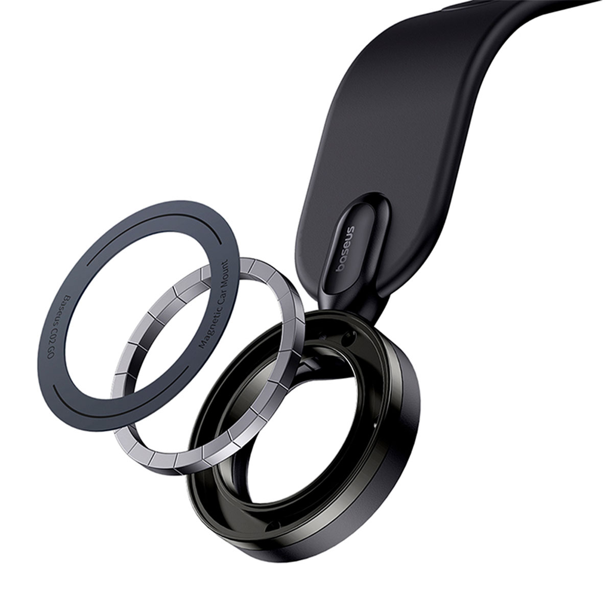 Foto 4 pulgar | Baseus C02 Go Series Soporte Magnético Para Teléfono, Negro C40165500111-00