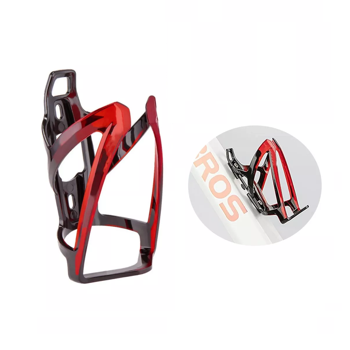 Foto 4 pulgar | Soporte Porta Ánfora para Bicicleta Eo Safe Imports ESI-11679 Rojo Universal