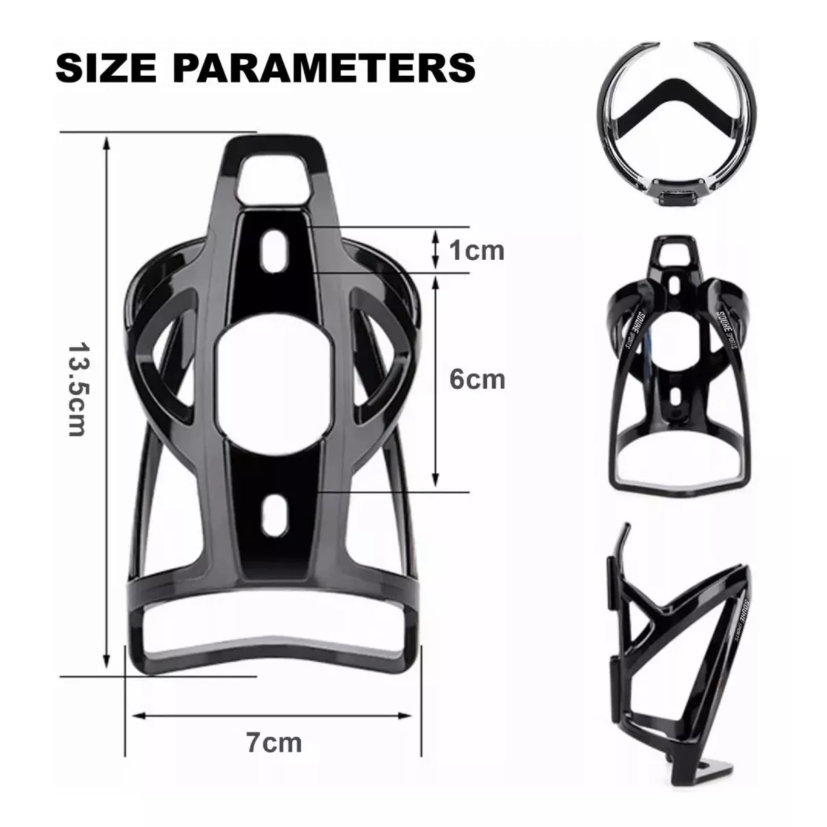 Foto 4 pulgar | Soporte Porta Anfora Bicicleta Portabidón Universal+botella Eo Safe Imports Esi-14246 Negro