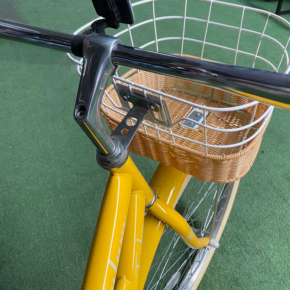 Foto 4 pulgar | Canastilla para Bicicleta R26 Blanca Café Mariluz