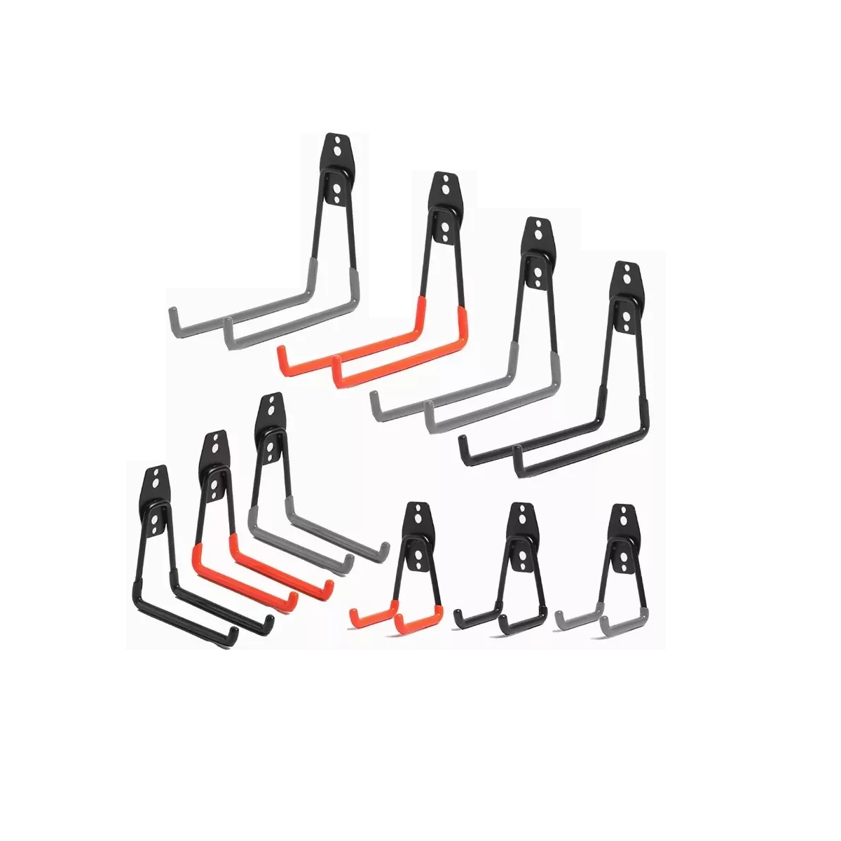 Foto 2 pulgar | Gancho Para Bicicleta Soporte De Pared Para Garaje 10 Piezas Eo Safe Imports Esi-18103 Multicolor