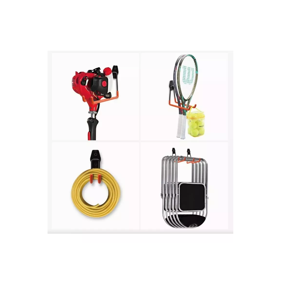 Foto 4 pulgar | Gancho Para Bicicleta Soporte De Pared Para Garaje 10 Piezas Eo Safe Imports Esi-18103 Multicolor