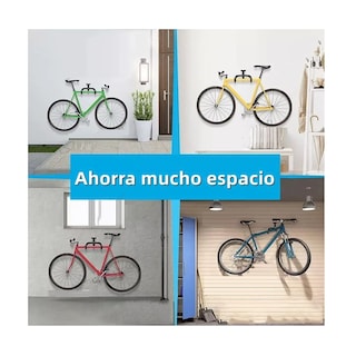 Foto 3 | Set Soporte Gancho Bicicleta Pared+candado+gafas+botella Eo Safe Imports Esi-18105 Negro