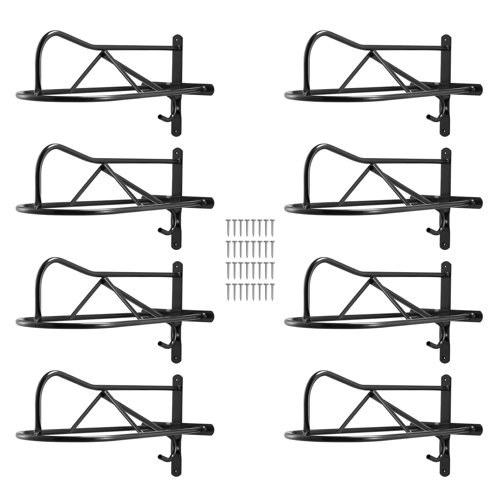 Foto 2 pulgar | Soporte De Pared Para Sillín Vevor, Paquete De 8 Unidades, Para Caballos, Inglés Y Western - Venta Internacional.