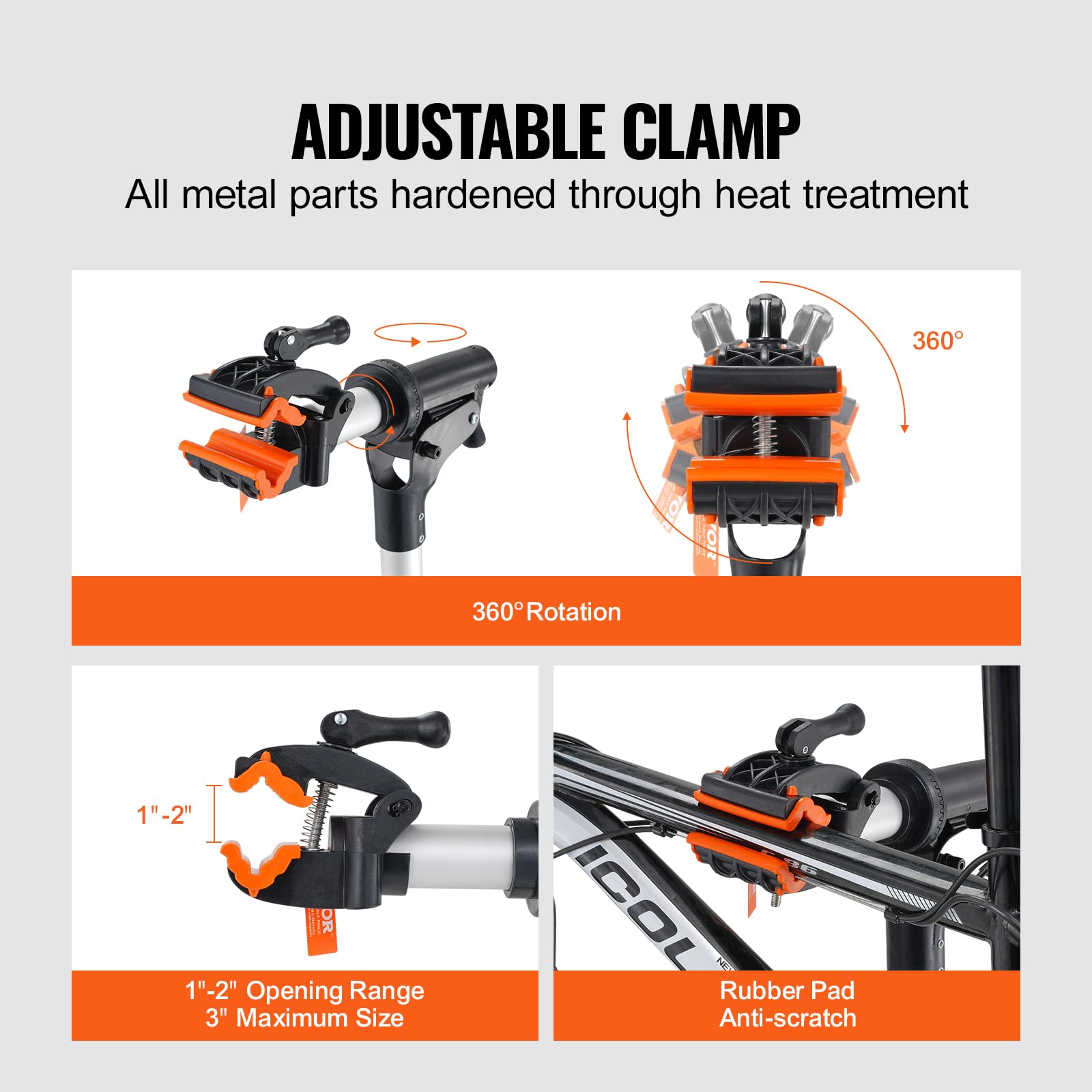 Foto 5 pulgar | Soporte De Reparación De Bicicletas Vevor De Aluminio Pesado De 30 Kg De Capacidad - Venta Internacional.