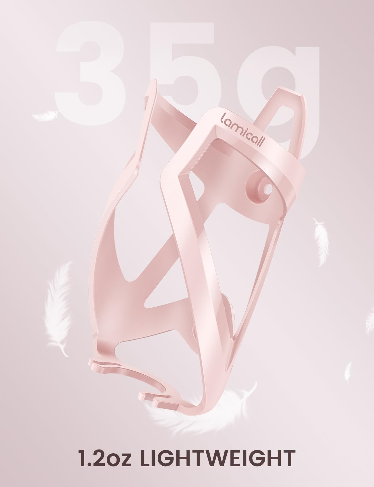Foto 2 | Soporte Para Botella De Agua Para Bicicleta Lamicall Ultralight 35 Ml, Color Rosa - Venta Internacional.