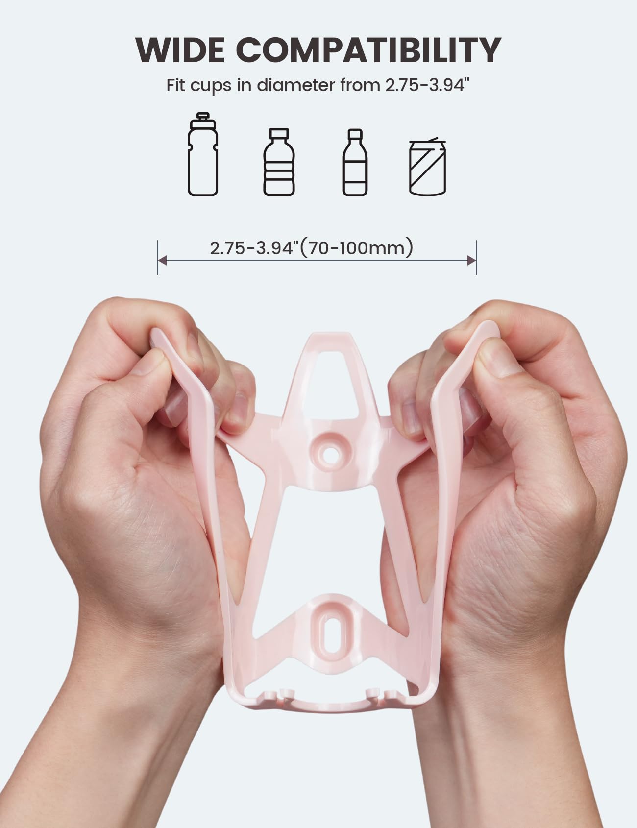 Foto 3 | Soporte Para Botella De Agua Para Bicicleta Lamicall Ultralight 35 Ml, Color Rosa - Venta Internacional.