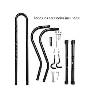 Foto 3 | Estacionamiento Rack Soporte Base Para Bicicleta Eo Safe Imports Esi-19304 Negro