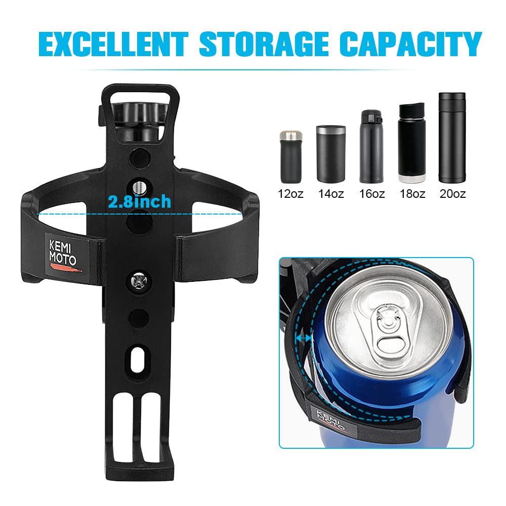 Foto 6 pulgar | Portavasos Kemimoto Para Motocicletas, 2 Unidades, Universales, 600 — 1750 Ml - Venta Internacional.