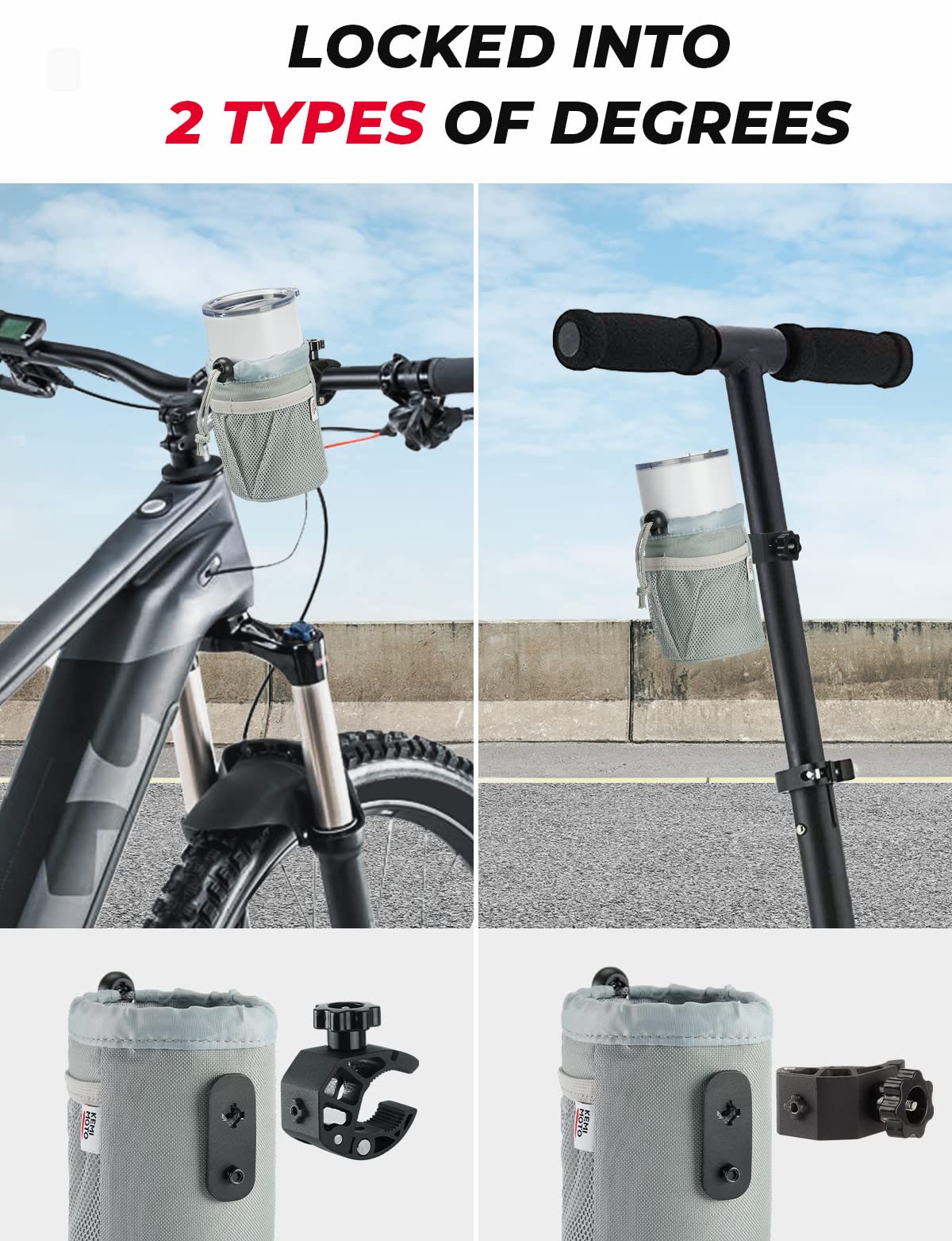 Foto 4 pulgar | Portavasos De Tela Oxford Kemimoto Para Barco Y Motocicleta - Venta Internacional.