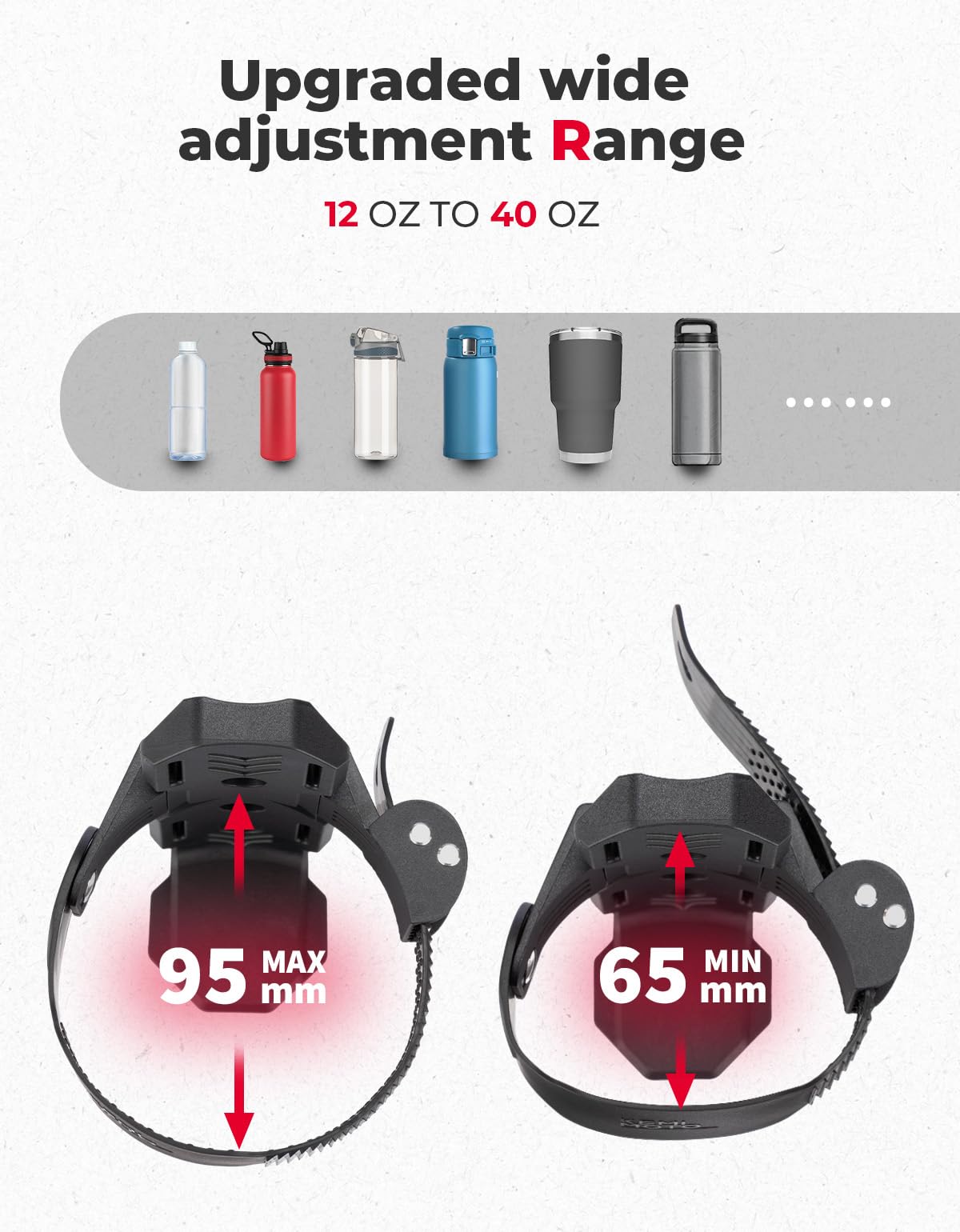 Foto 4 pulgar | Portavasos Para Bicicleta Kemimoto, Botella De Agua De Hasta 800 Ml, Universal - Venta Internacional.