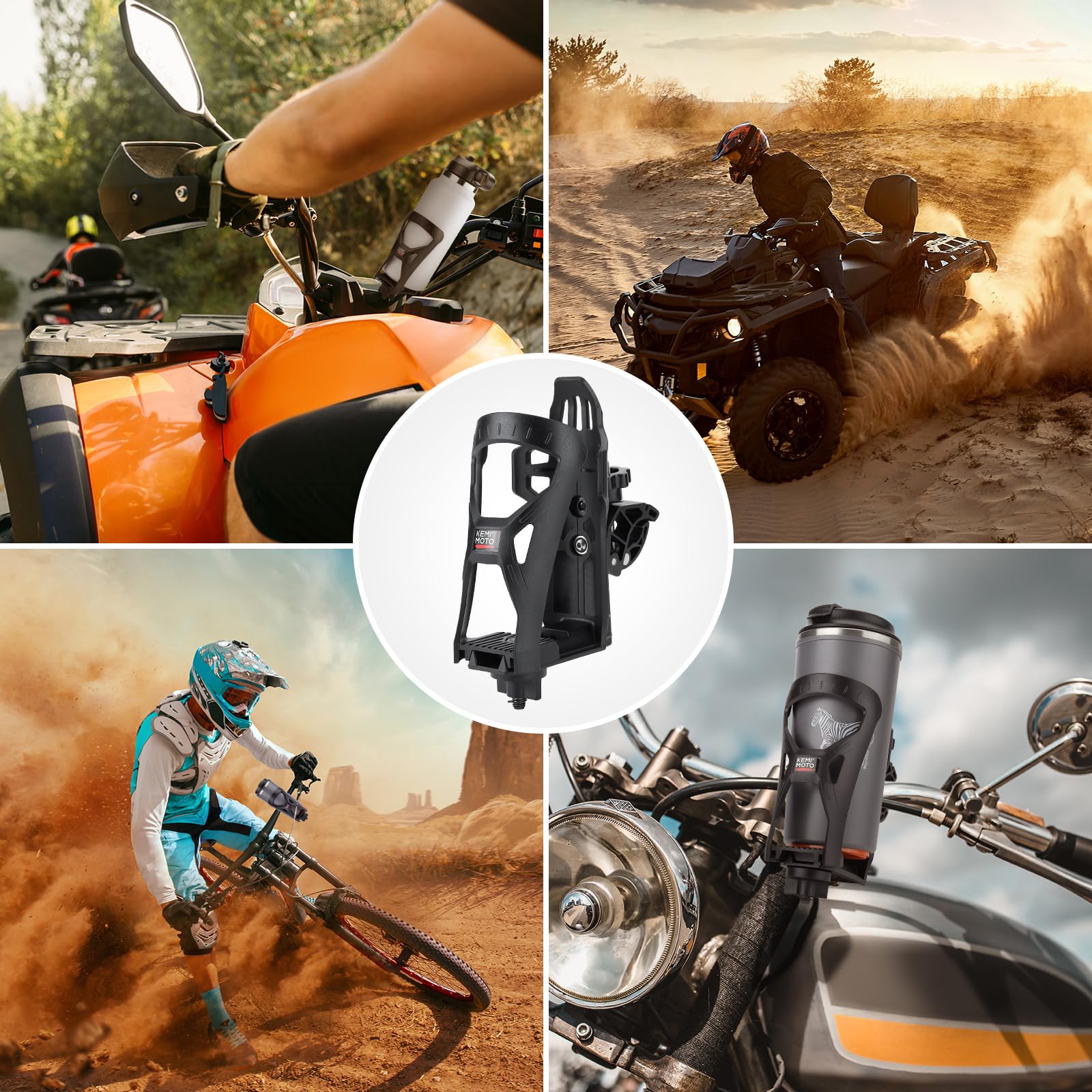 Foto 7 pulgar | Portavasos Kemimoto Atv Mejorado Para Motocicletas De 350 Ml A 800 Ml - Venta Internacional.