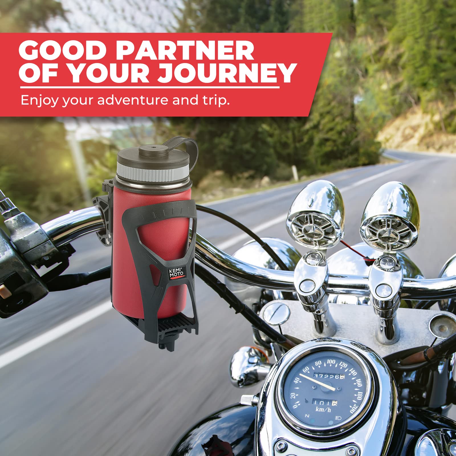 Foto 7 | Portavasos Kemimoto Atv Mejorado Para Motocicletas De 350 Ml A 800 Ml - Venta Internacional.