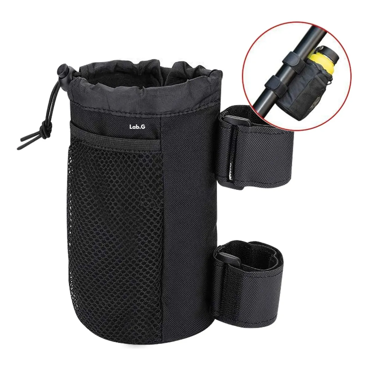 Foto 5 pulgar | Soporte Porta Vasos Botellas Motocicleta Bicicleta Carreola Lab.g Negro