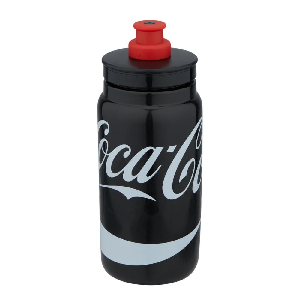 Botella de Agua para Bicicleta Elite Coca-Cola color Negro 550 ML