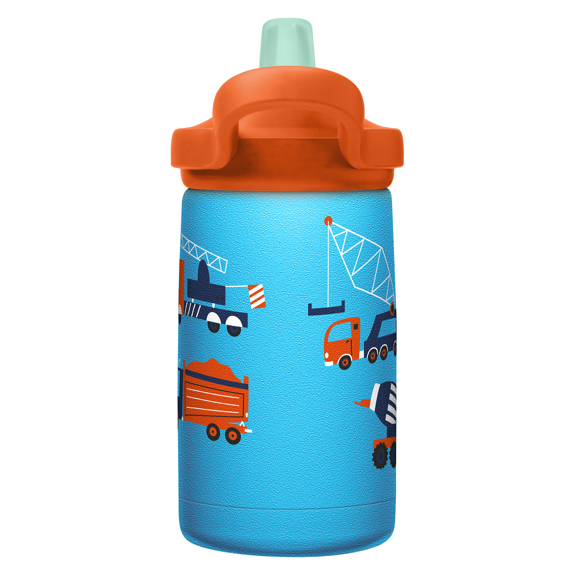 Foto 3 pulgar | Botella Termica Eddy+kids 12oz Sst Construction And Cranes Marca Camelbak 2752402035 Naranja