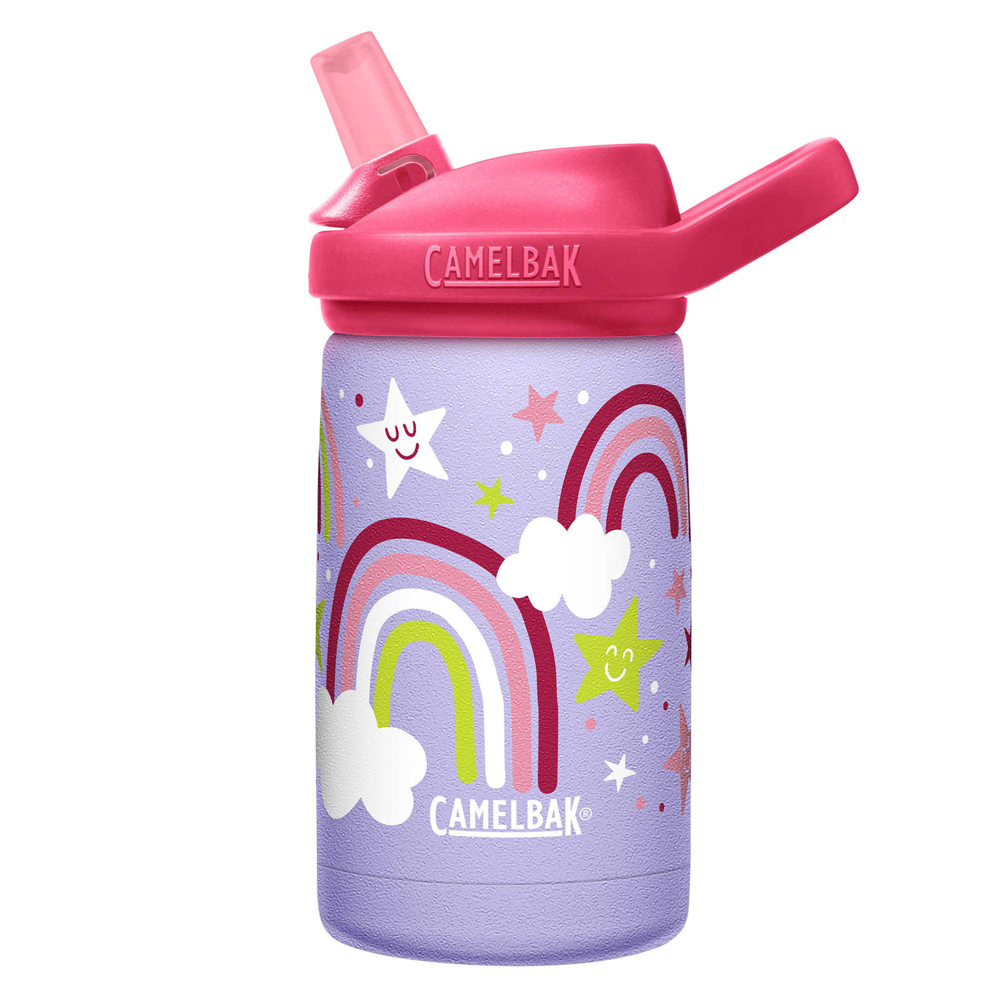 Foto 2 pulgar | Botella Termica Eddy+kids 12oz Sst Rainbow Stars Marca Camelbak 2752502035 Rosa