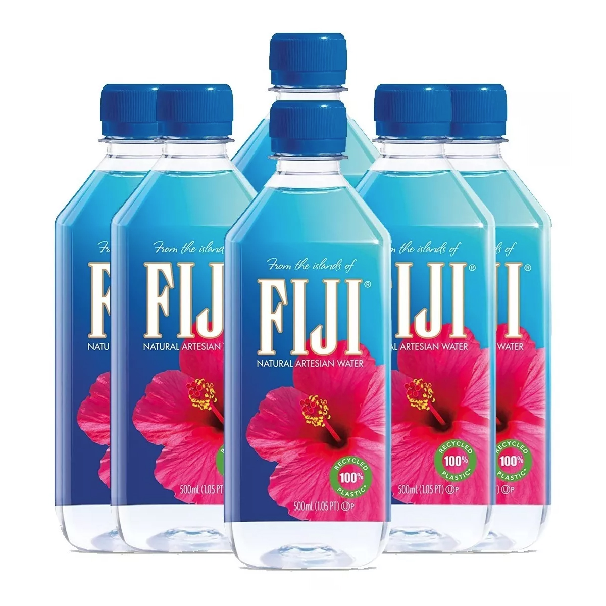 Foto 2 pulgar | Agua Natural Artesiana Fiji 500ml 6pz