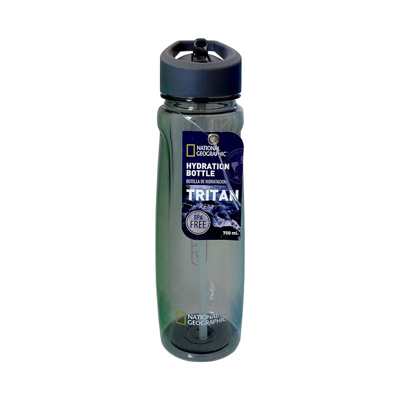Foto 2 | Botella Hidratación Tritan Cilindro Gris 750 Ml Natgeo