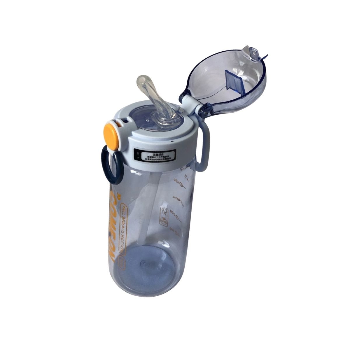 Foto 4 | Set de 2 Botellas para Agua 650 ml con Popote y Agarradera