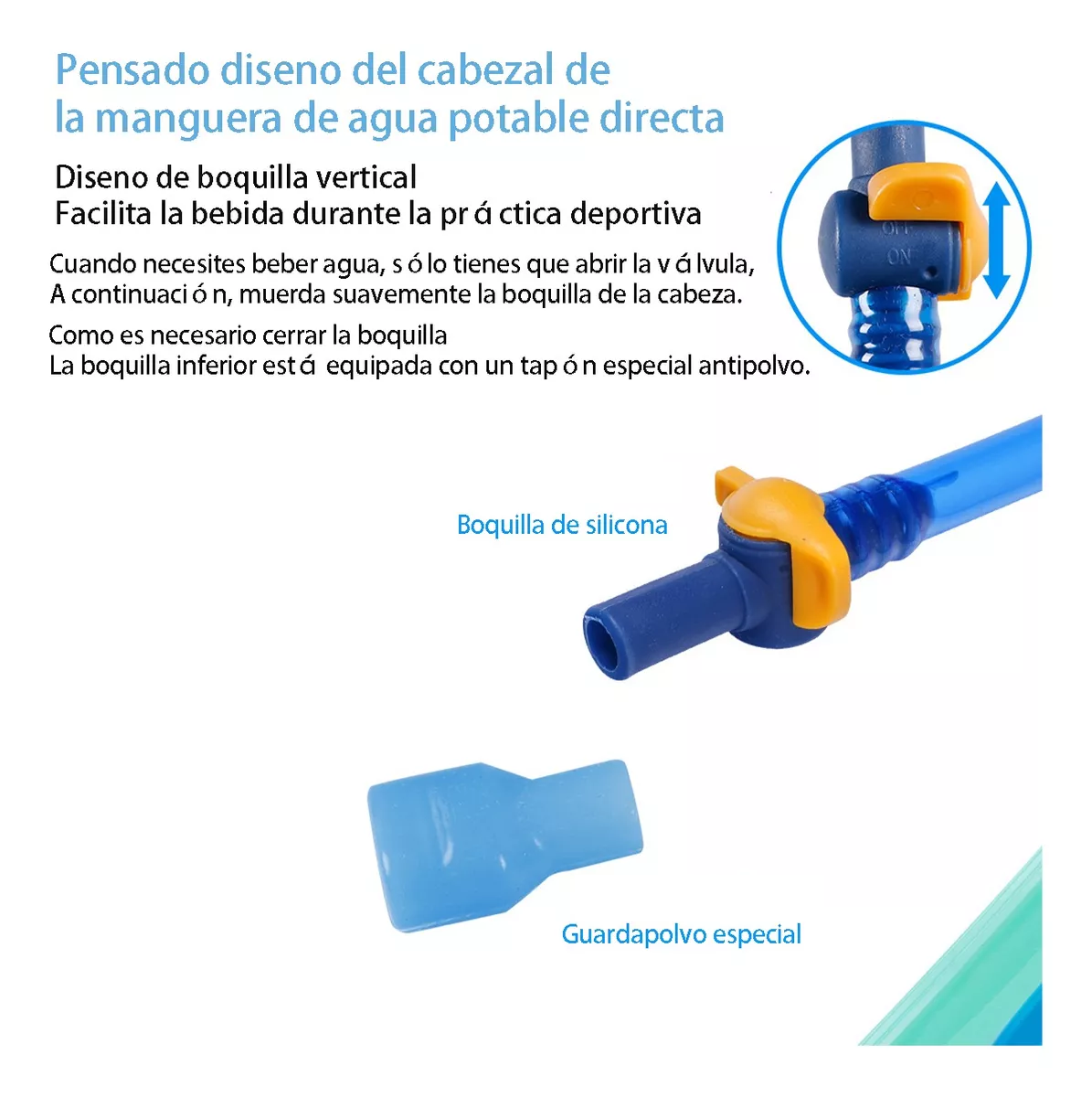 Foto 5 pulgar | Bolsa De Agua Hidratación 2 L Para Mochila De Hidratación Lab.g Azul