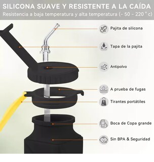 Foto 3 | Botella de Agua Xtellar 2 Piezas