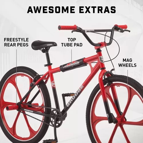 Foto 5 pulgar | Bicicleta Freestyle Mongoose Grudge Roja R26