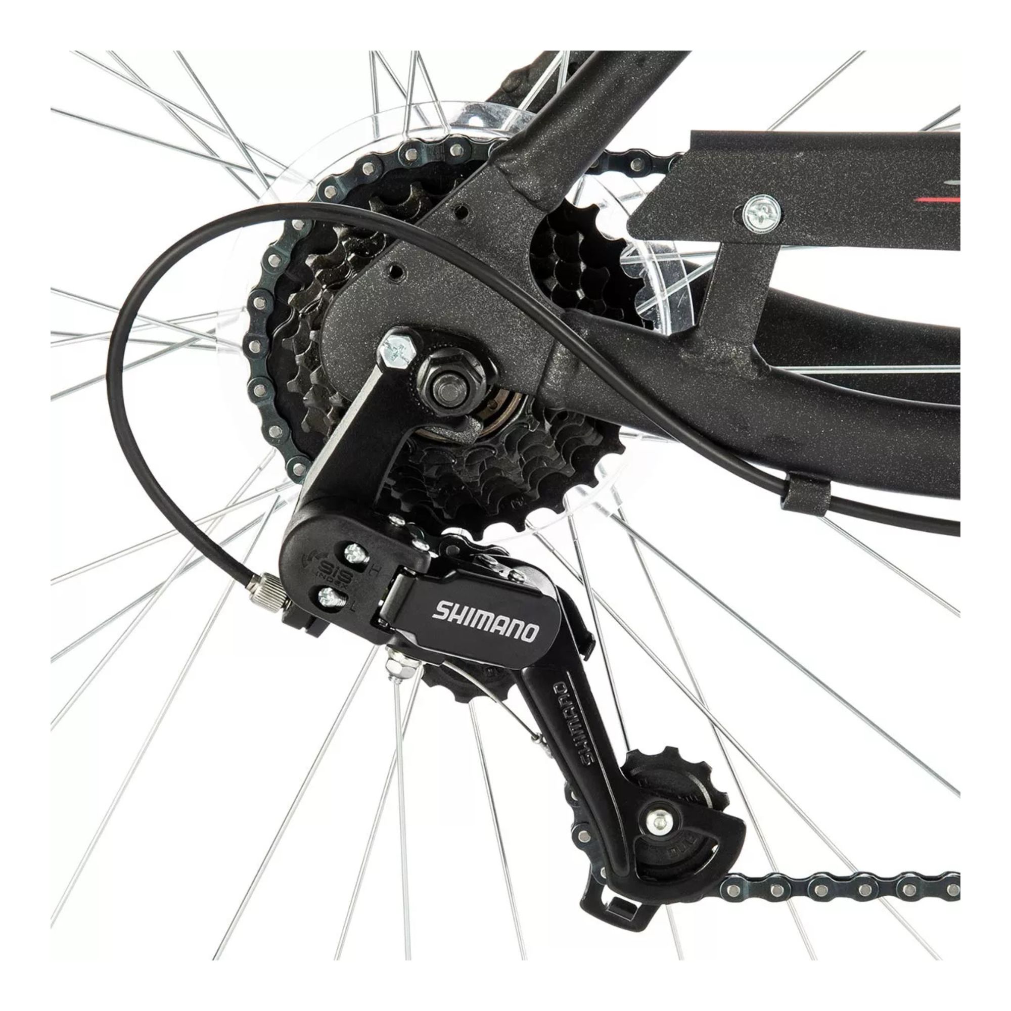 Foto 2 | Bicicleta Huffy Parkside Rodada 27.5 Negro