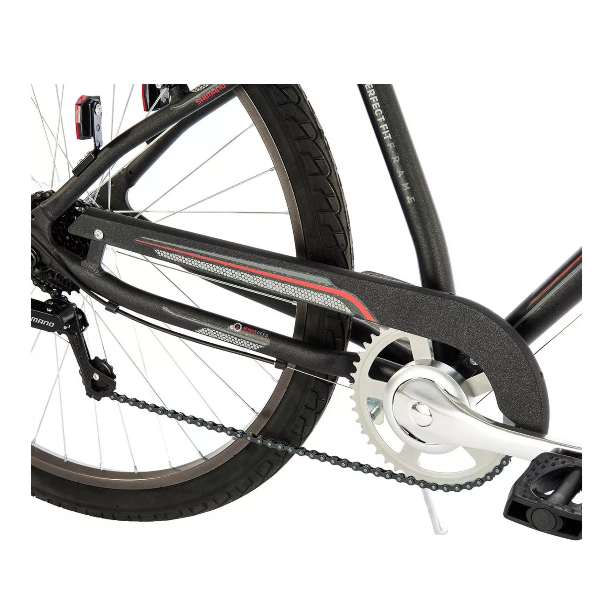 Foto 4 pulgar | Bicicleta Huffy Parkside Rodada 27.5 Negro