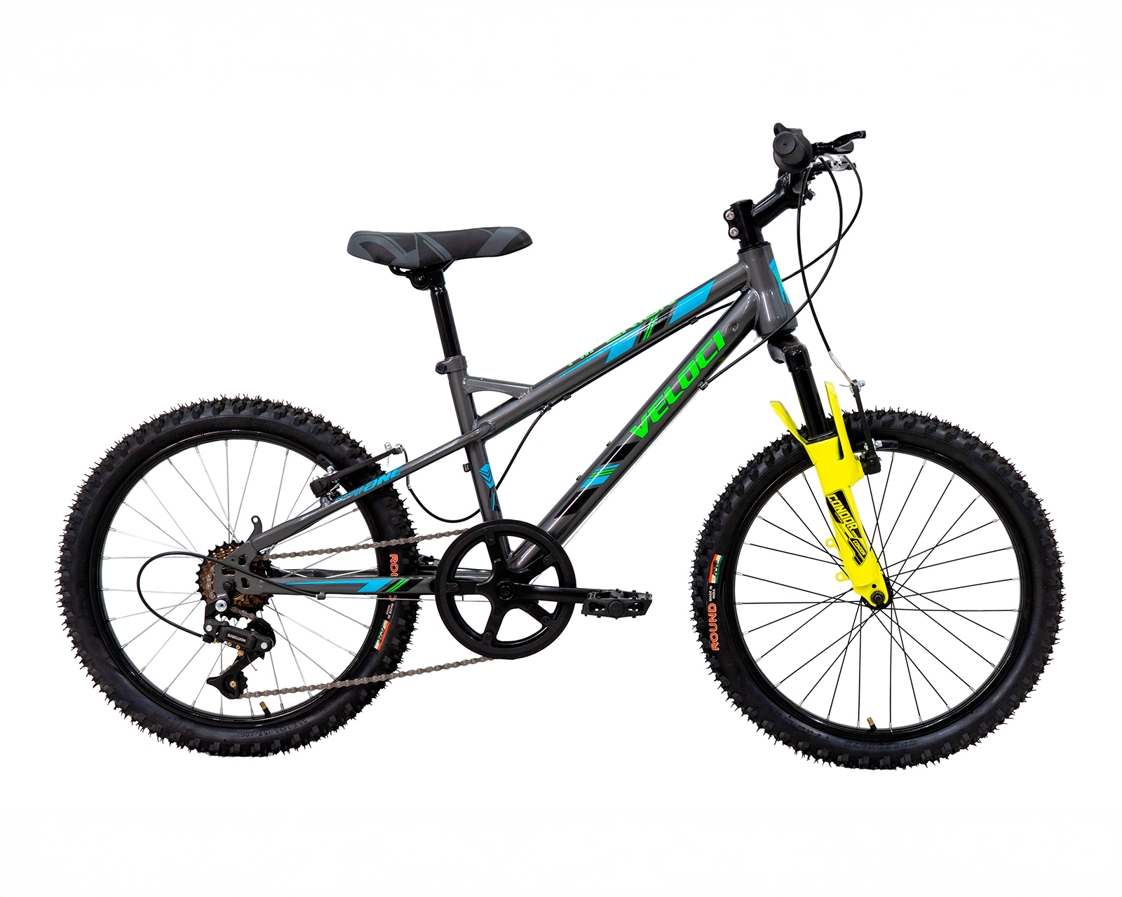 Foto 2 pulgar | Bicicleta Veloci Hiperion Rodada 20 Gris Infantil
