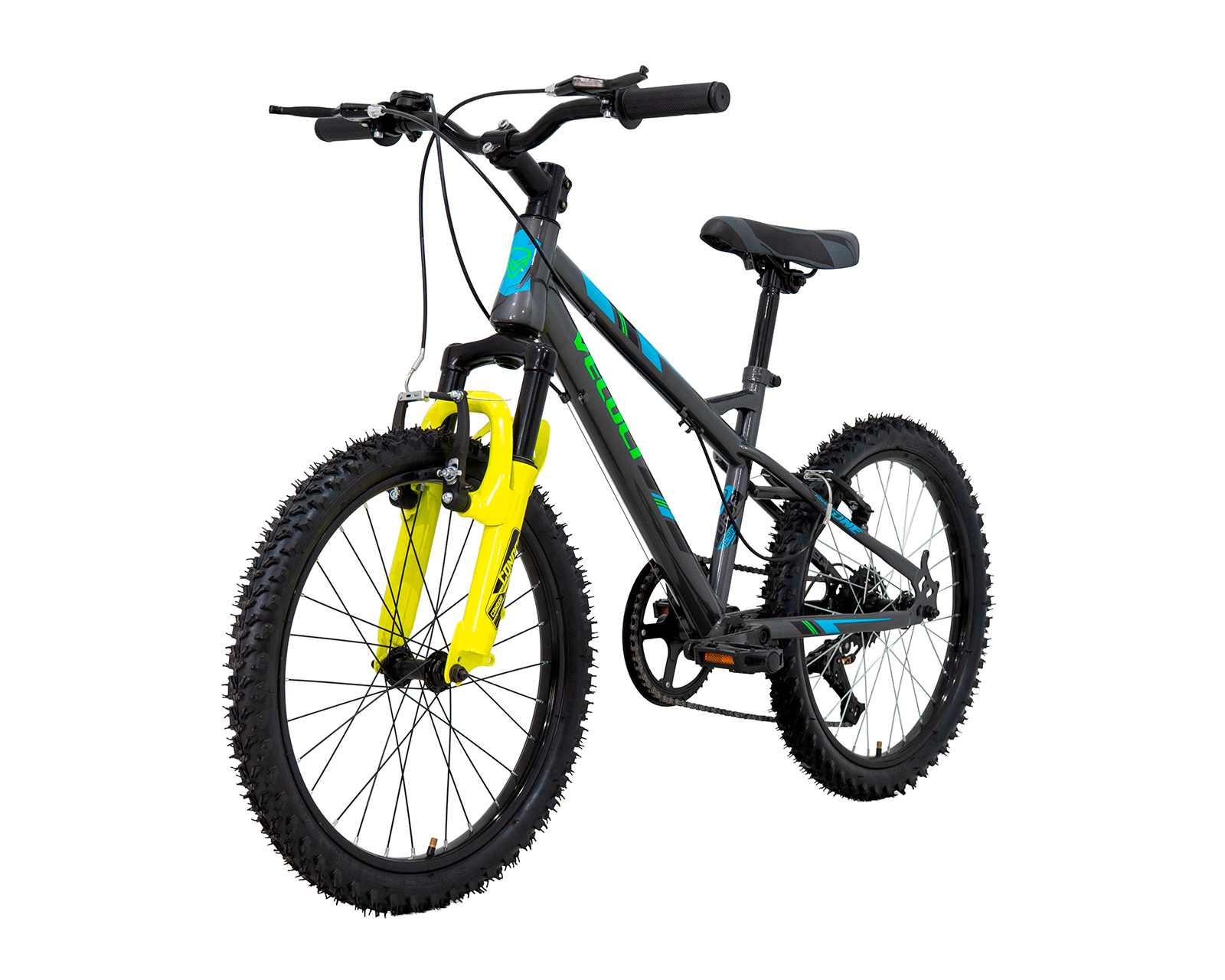 Foto 5 pulgar | Bicicleta Veloci Hiperion Rodada 20 Gris Infantil