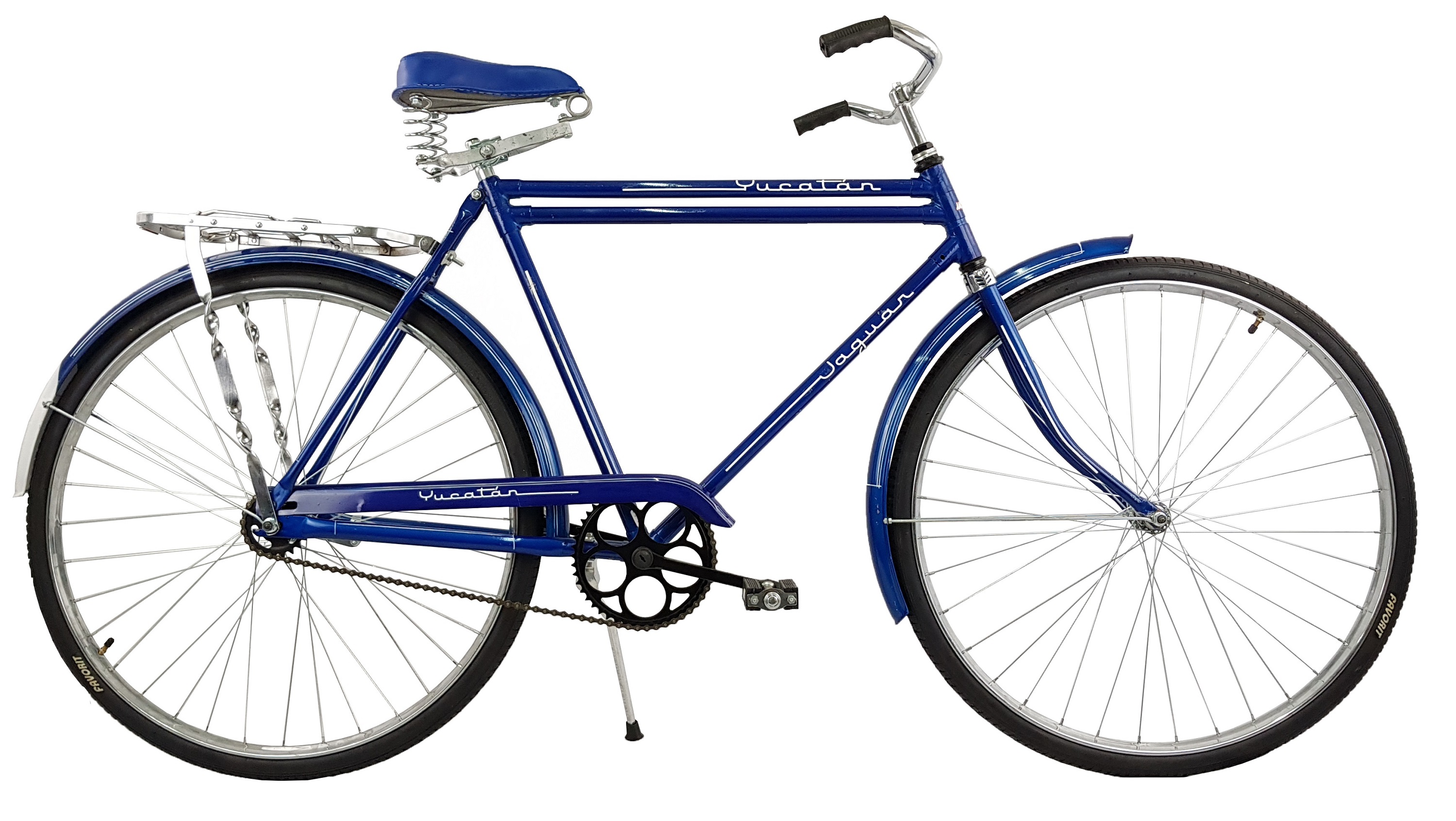 Foto 2 pulgar | Bicicleta Retro Jaguar Clásica Yucatán Azul Rodada 28