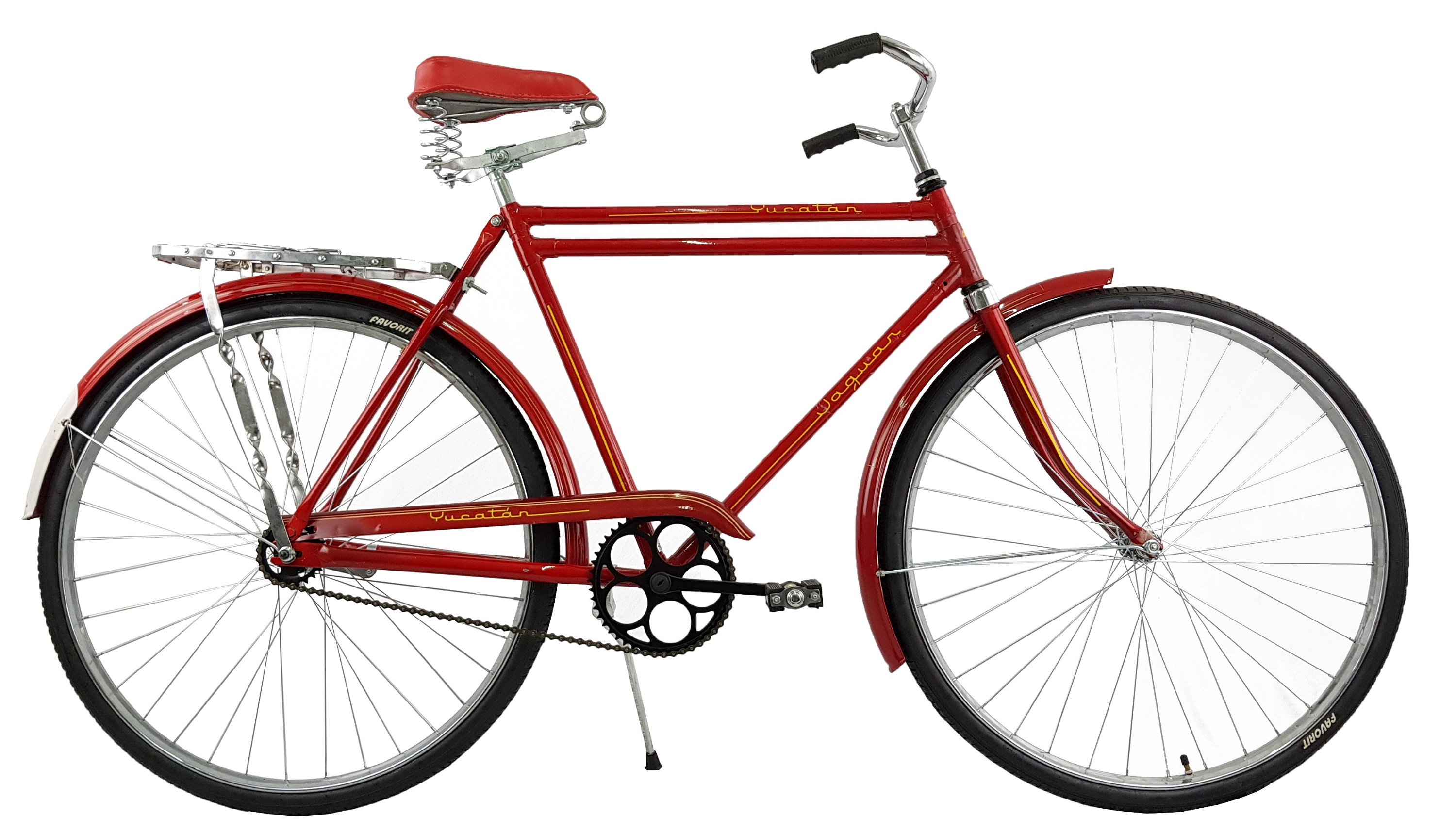 Foto 2 pulgar | Bicicleta Retro Jaguar Clásica Yucatán color Rojo Rodada 28