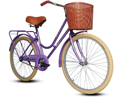 Foto 2 | Bicicleta Vintage Maja Clásica Rodada 26 color Púrpura