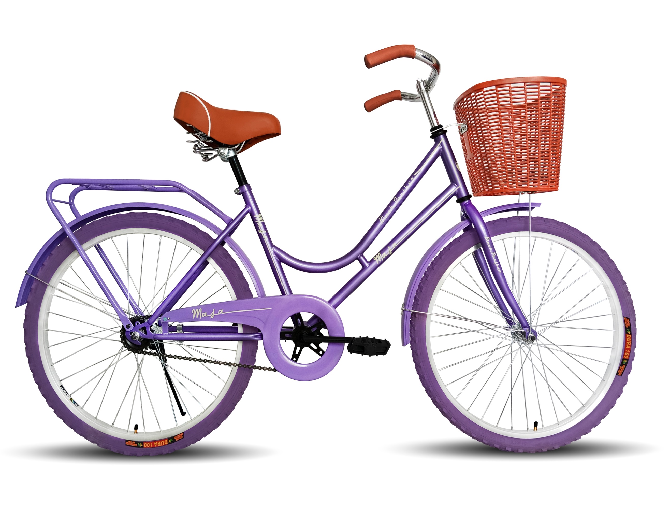 Bicicleta Black Panther Maja color Morado Rodada 24 Vintage