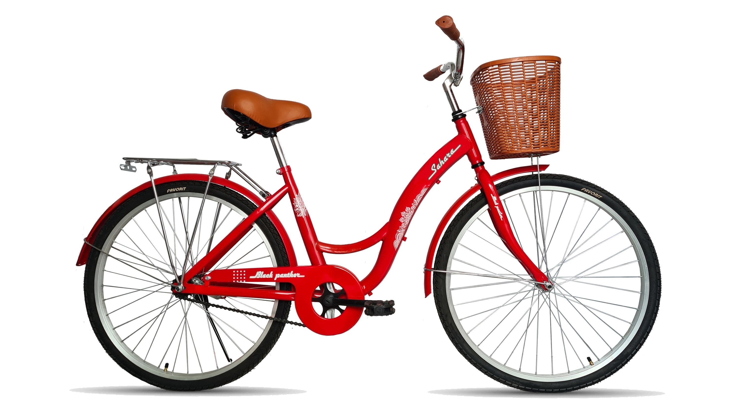 Bicicleta R24 Black Panther Sahara color Rojo $3,299