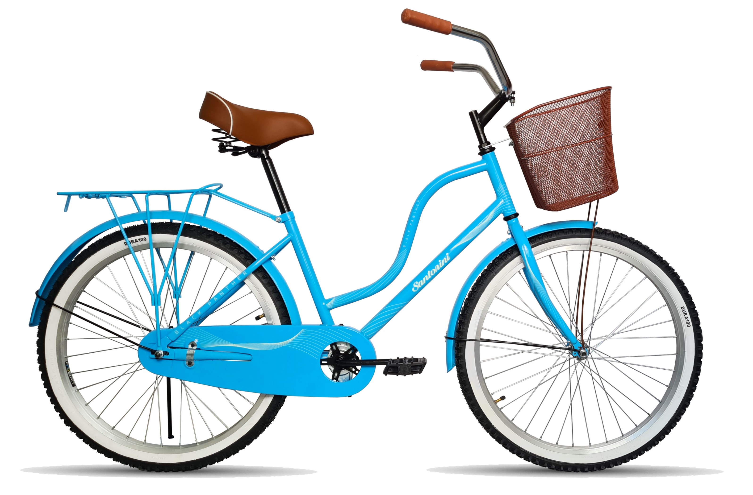 Foto 1 | Bicicleta Black Panther Santorini Azul R24 con Canasta
