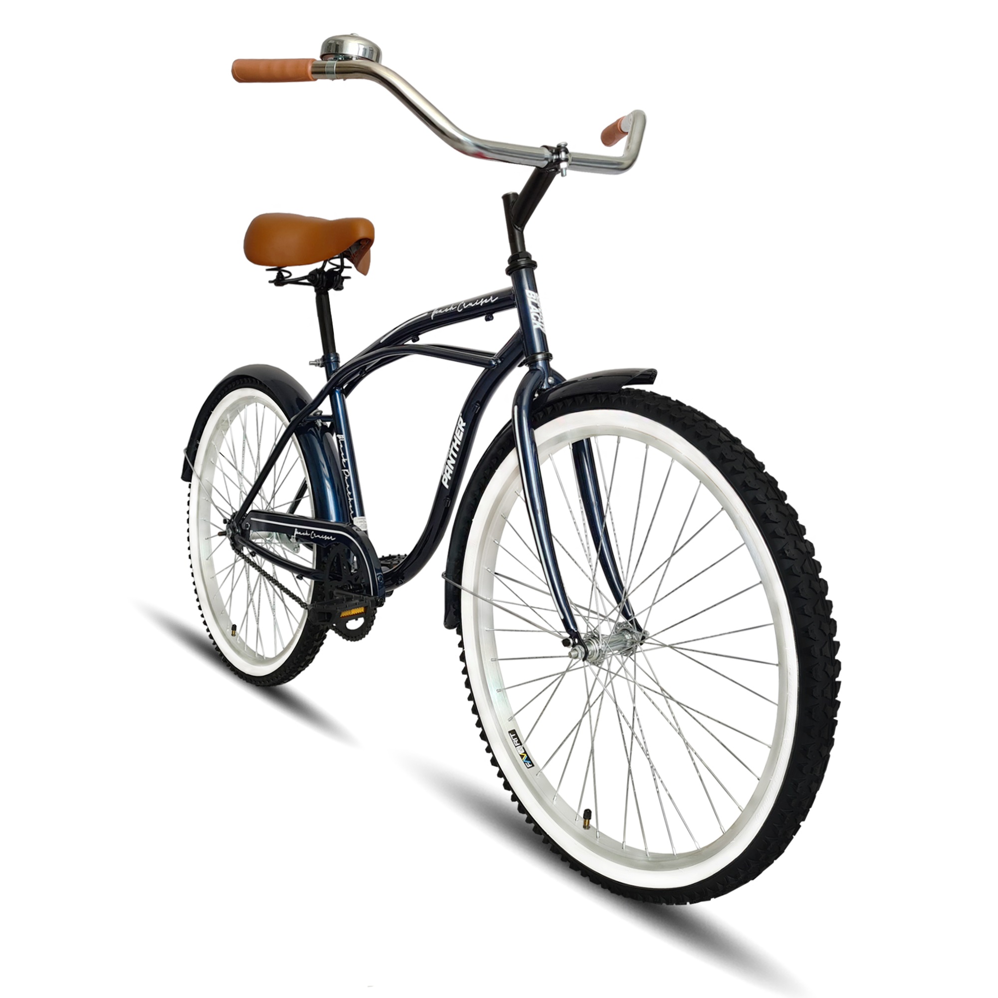 Foto 3 pulgar | Bicicleta Black Phanter Beach Cruiser Azul Rodada 24 S/v H