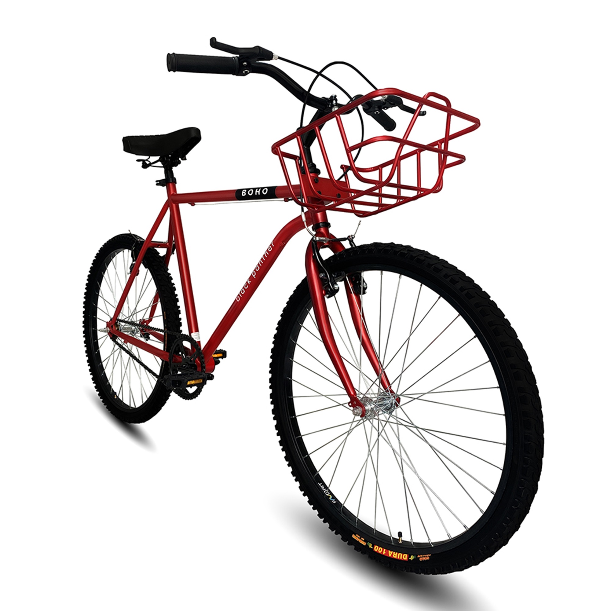 Foto 3 pulgar | Bicicleta Black Panther Boho Rojo H R26 C/cta