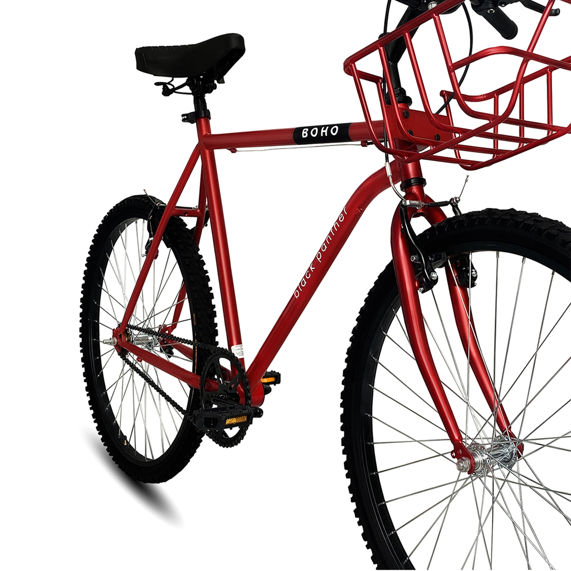 Foto 4 pulgar | Bicicleta Black Panther Boho Rojo H R26 C/cta