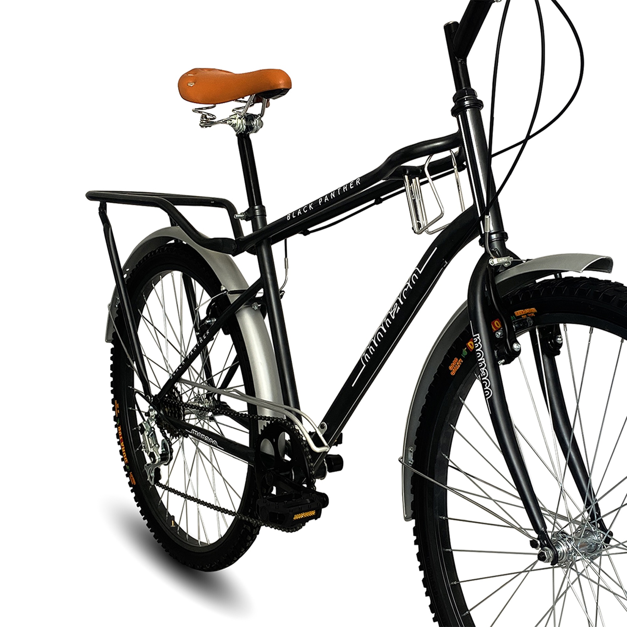 Foto 4 pulgar | Bicicleta Black Panther Monaco Negro R26 H 6v