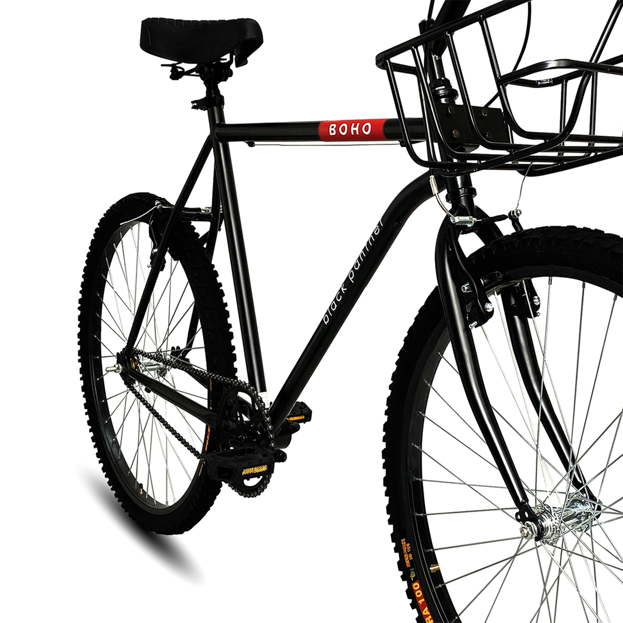 Foto 4 pulgar | Bicicleta Black Panther Boho Negro H R26 C/cta