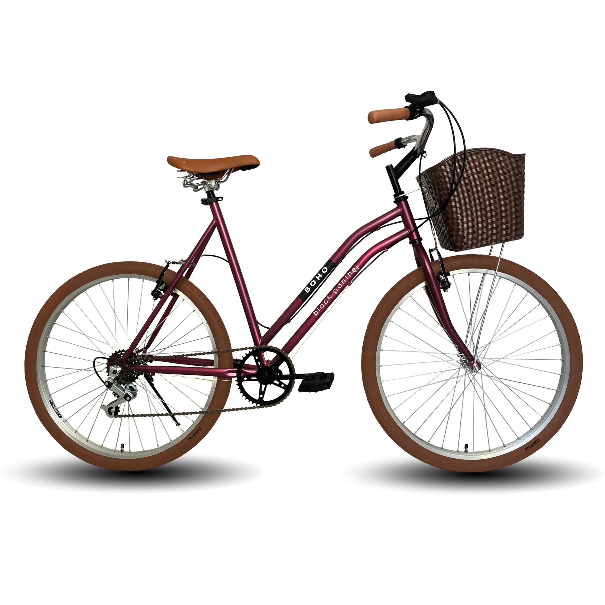 Bicicleta Black Panther Boho Morado D R26 6v