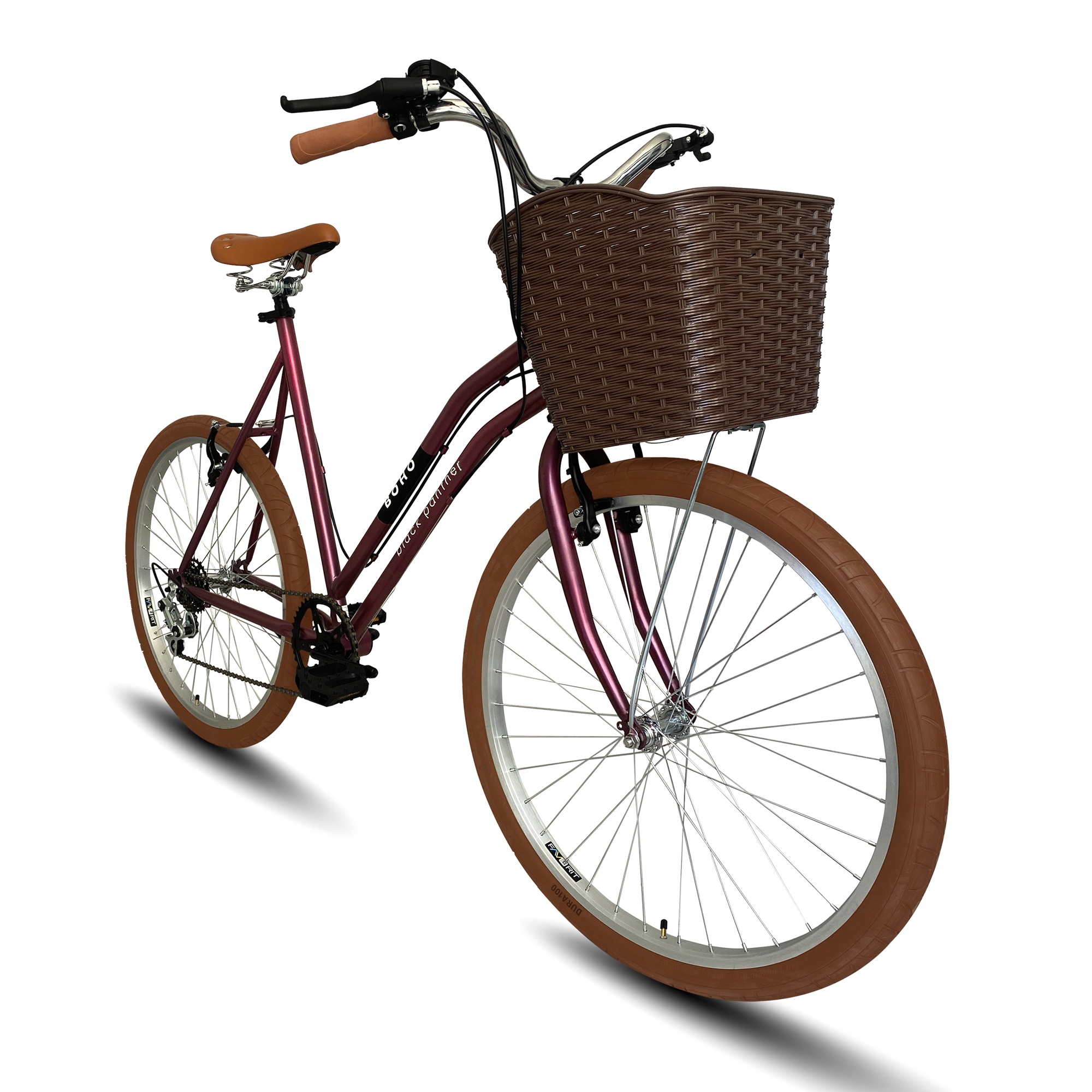 Foto 3 pulgar | Bicicleta Black Panther Boho Morado D R26 6v