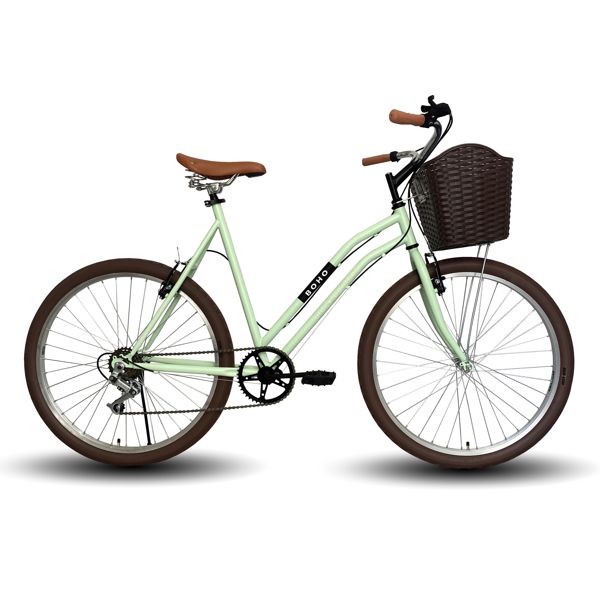 Bicicleta Black Panther Boho Verde D R26 6v