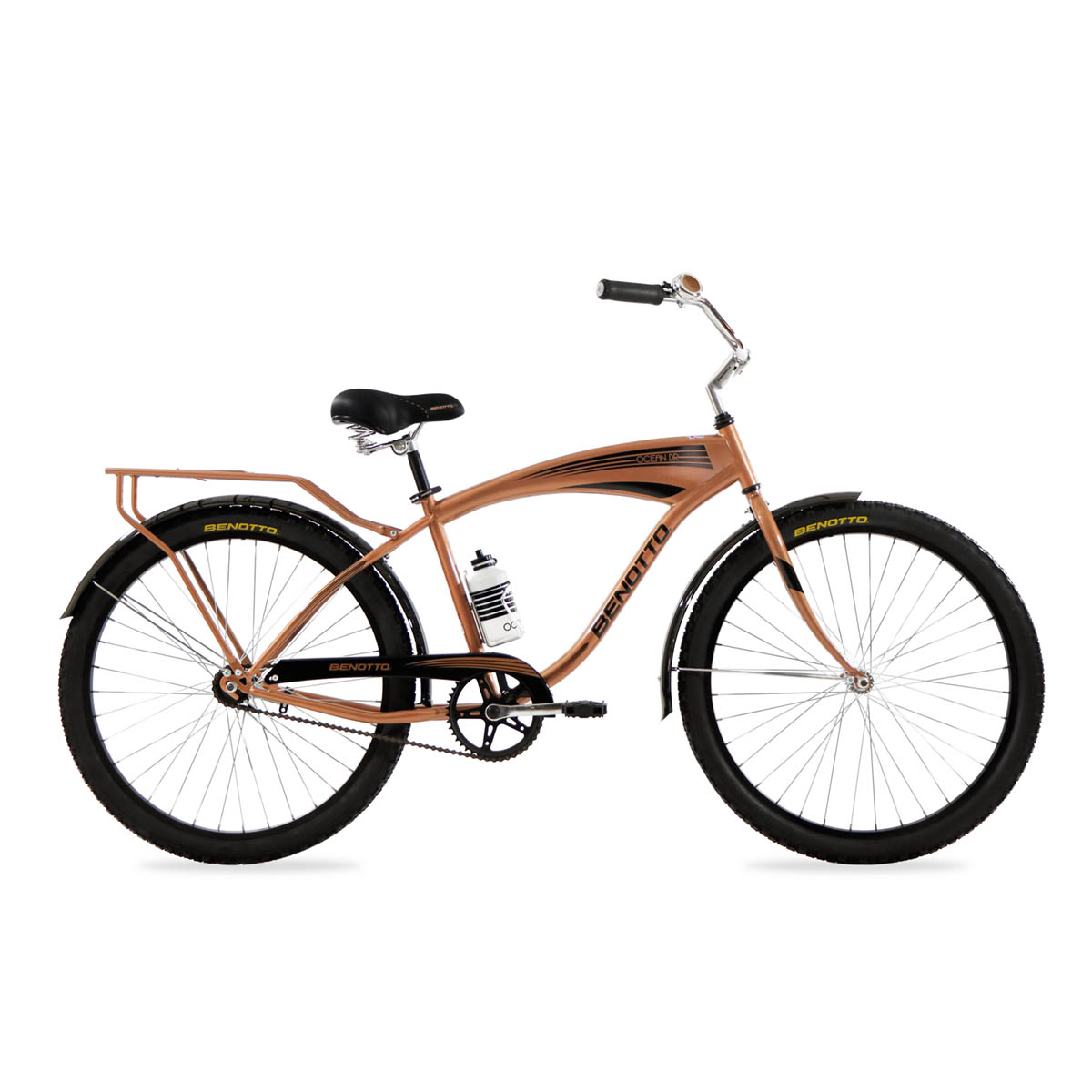 Foto 2 pulgar | Bicicleta Benotto City Ocean Dr R26 1v. Hombre Frenos Contrapedal Acero Bronce Talla:un
