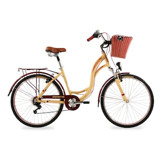 Foto 1 | Bicicleta Benotto City City Bike R26 7v. Mujer Fs Sunrace Frenos 'v' Aluminio Crema Talla:un